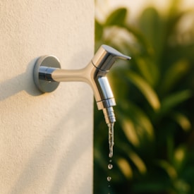 Torneira para Jardim e Tanque Deca Gama Parede Cromado - 1153.C13