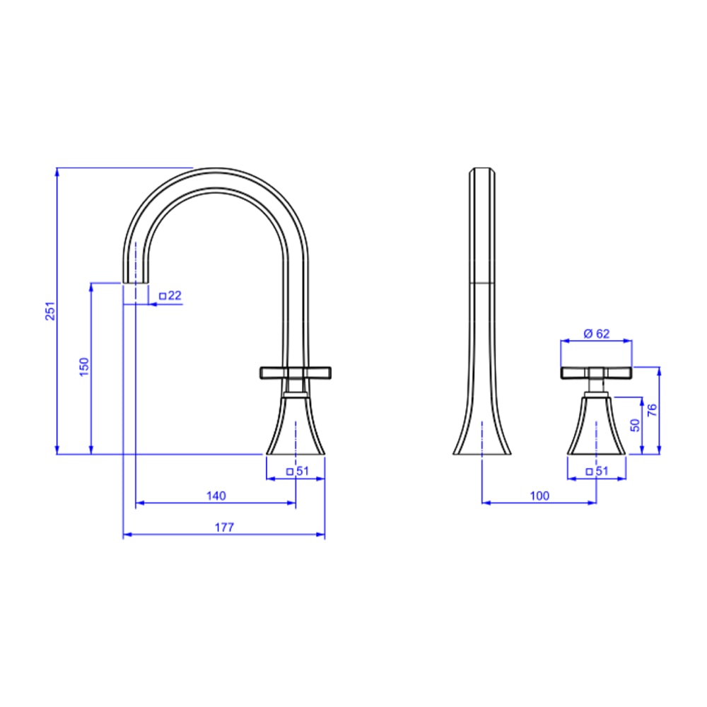 Torneira para Lavatório Deca Wish Mesa Bica Alta Cromada - 1191.C.WSH