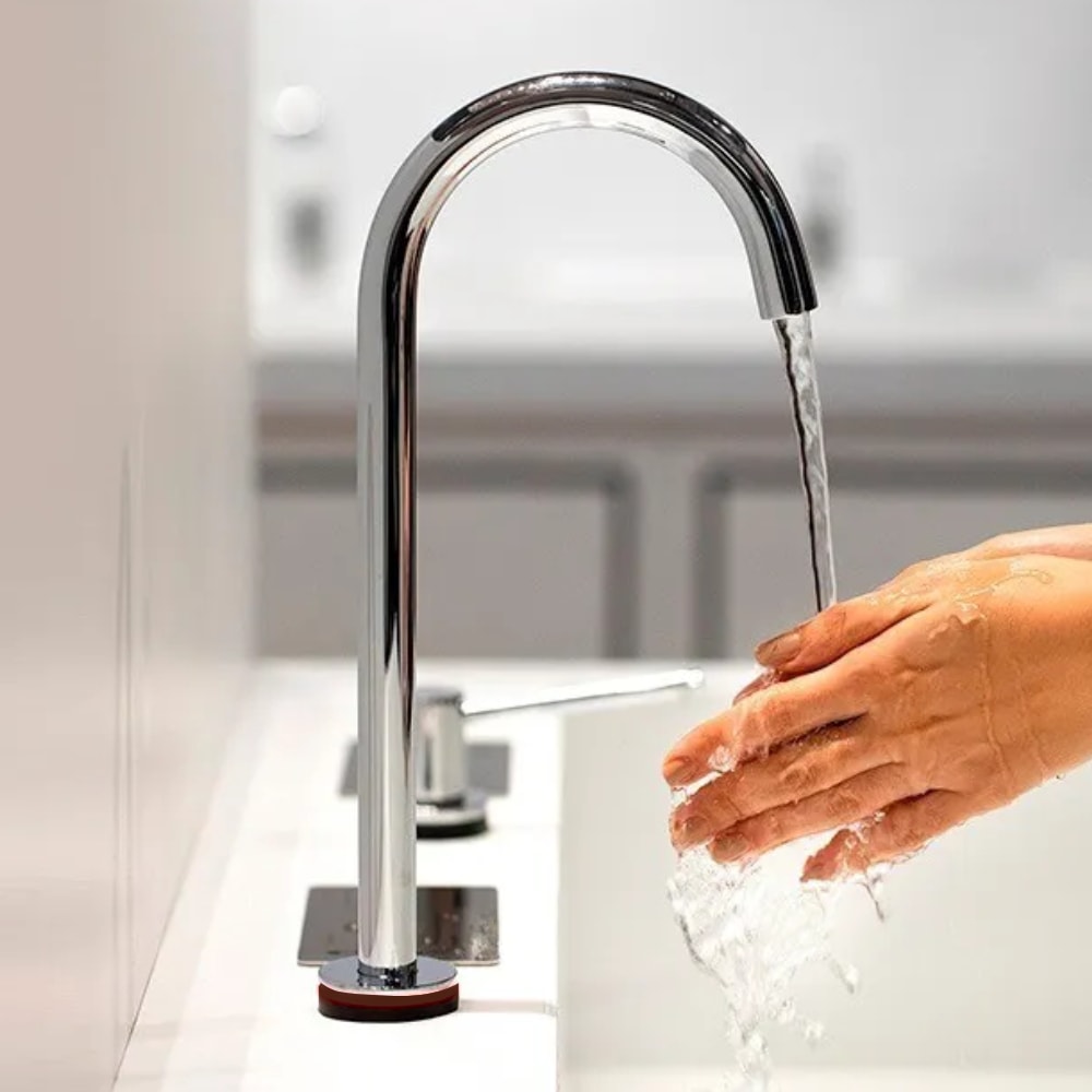 Torneira para Lavatório Docol Blink Mesa Bica Alta Eletrica Cromado - 935138