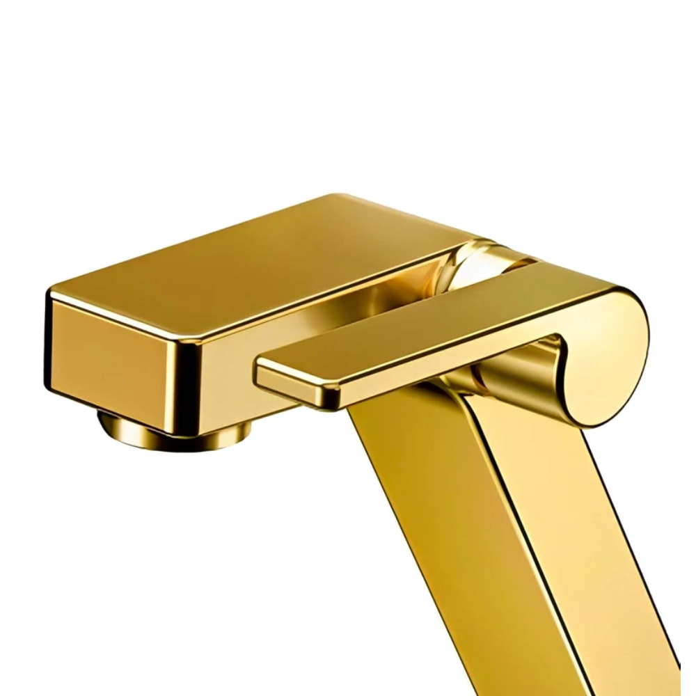 Torneira para Lavatório Docol Stillo Mesa Bica Alta Ouro Polido - 820343