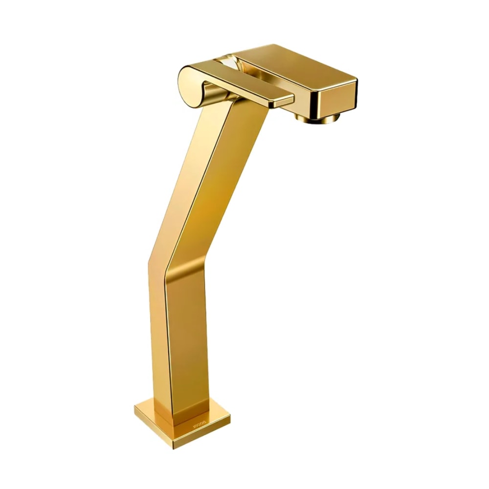 Torneira para Lavatório Docol Stillo Mesa Bica Alta Ouro Polido - 820343