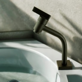 Torneira para Lavatório Kimetais Plena Slim Mesa Black Matte - TR002743