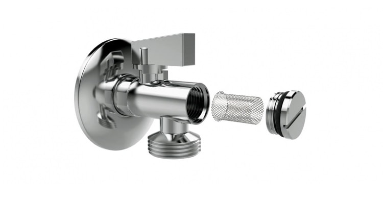 Torneira para Tanque e Máquina de Lavar Esfera Blukit Parede Cromado 190125-612