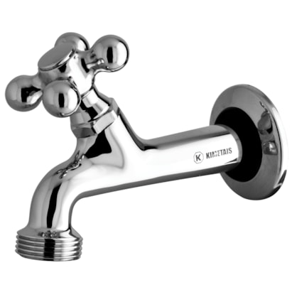 Torneira para Tanque Kimetais Classic Light Parede Cromado - 1030 C52