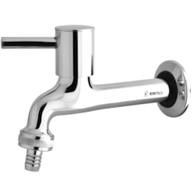 Torneira para Tanque Kimetais Delicatta Slim Parede Cromado - 1133 C58