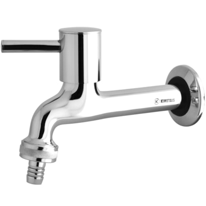 Torneira para Tanque Kimetais Delicatta Slim Parede Cromado - 1133 C58