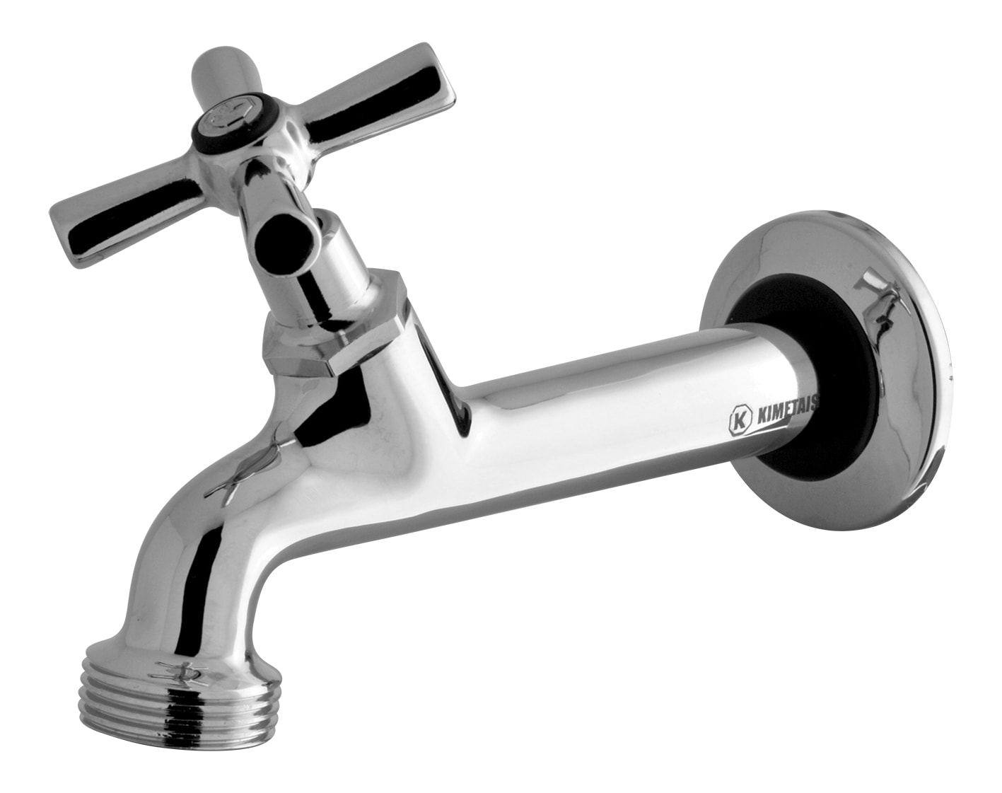 Torneira para Tanque Kimetais Golmax Parede Cromado - 1033 C8