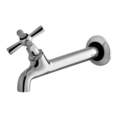 Torneira para Tanque Kimetais Golmax Parede Cromado - 1058 C08