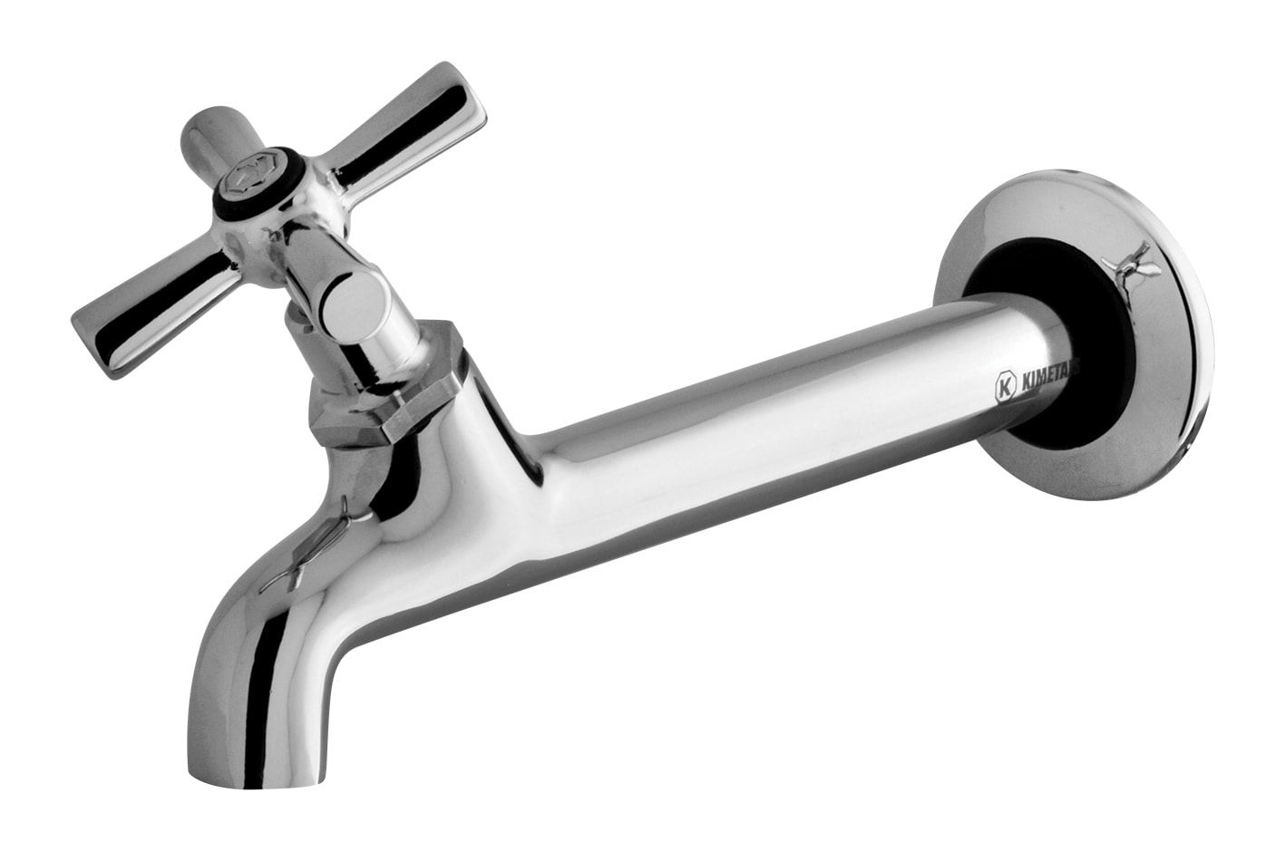 Torneira para Tanque Kimetais Golmax Parede Cromado - 1058 C08