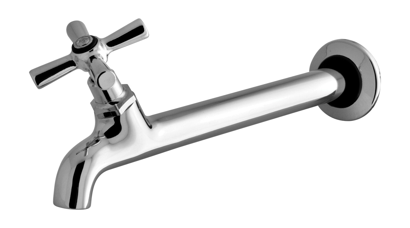 Torneira para Tanque Kimetais Golmax Parede Cromado - 1060 C08