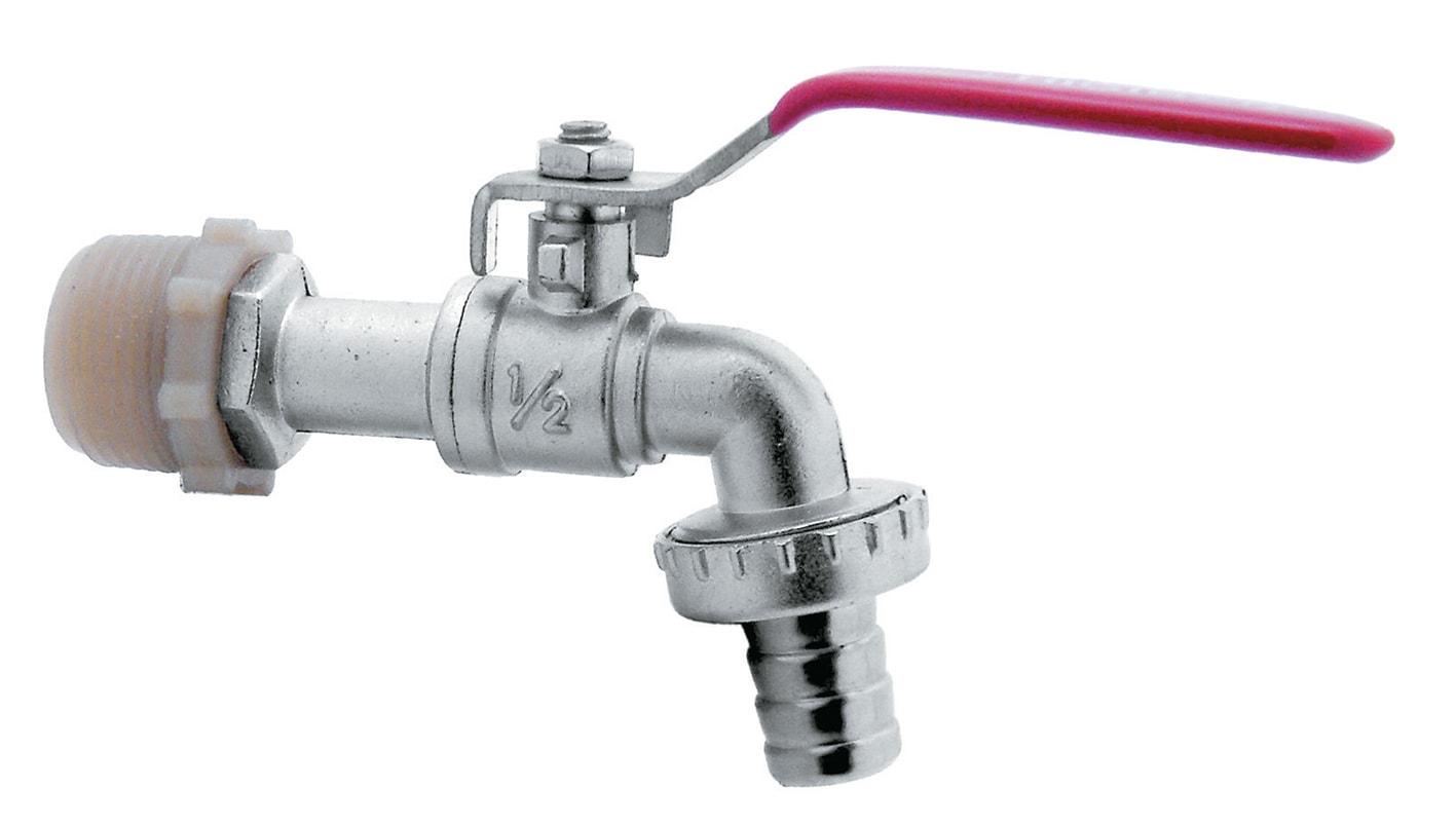 Torneira para Tanque Kimetais Parede Cromado - 1228