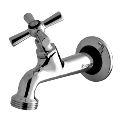 Torneira para Tanque Kimetais Soft Parede Cromado - 1030 C8