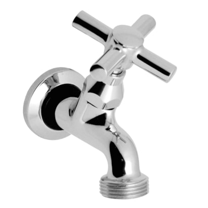 Torneira para Tanque Kimetais Sun Light Parede Cromado - 1028 C62