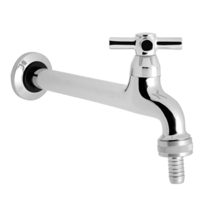 Torneira para Tanque Kimetais Sun Light Parede Cromado - 1142 C62