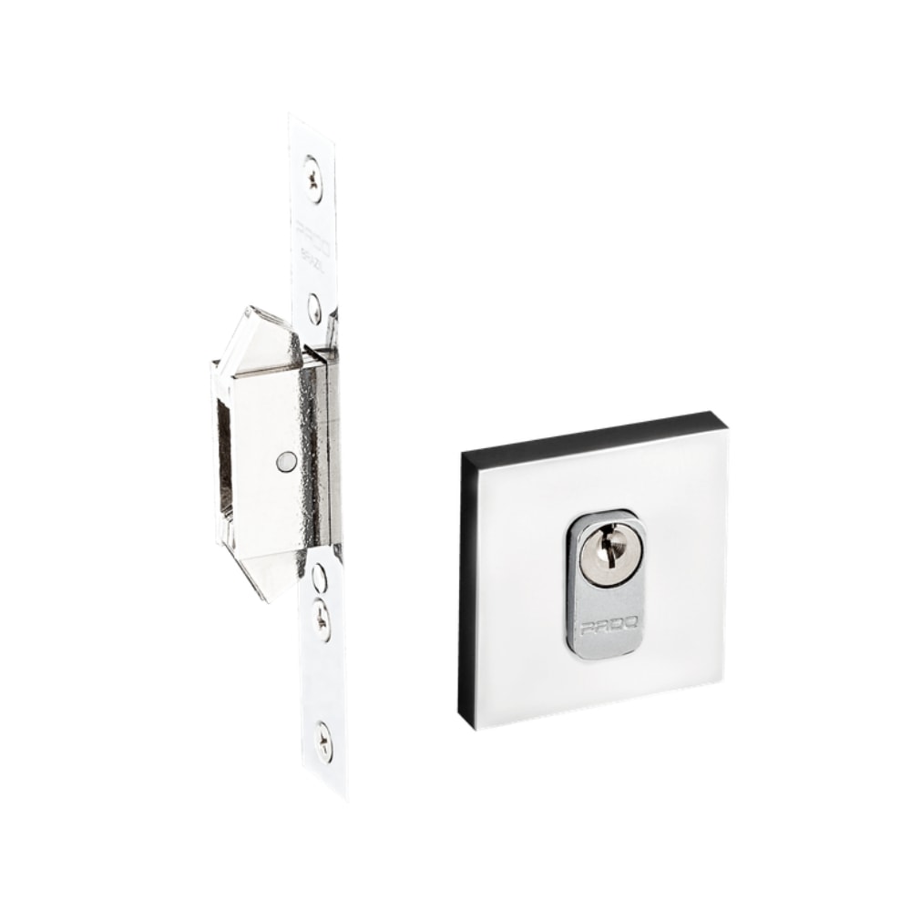 Trava Pado Zamac Correr Para Banheiro Cromado - 57022984