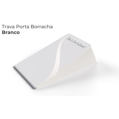 Trava Porta ComfortDoor Borracha Branco