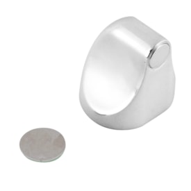 Trava Porta Cromado Magnetico Comfortdoor