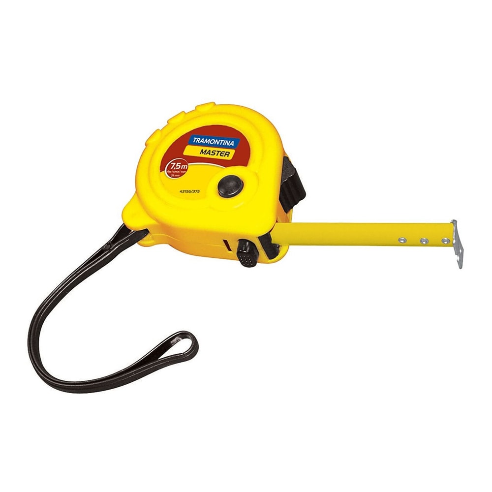 Trena Tramontina ABS Fita de Aço 7,5m Freio Duplo - 43156375