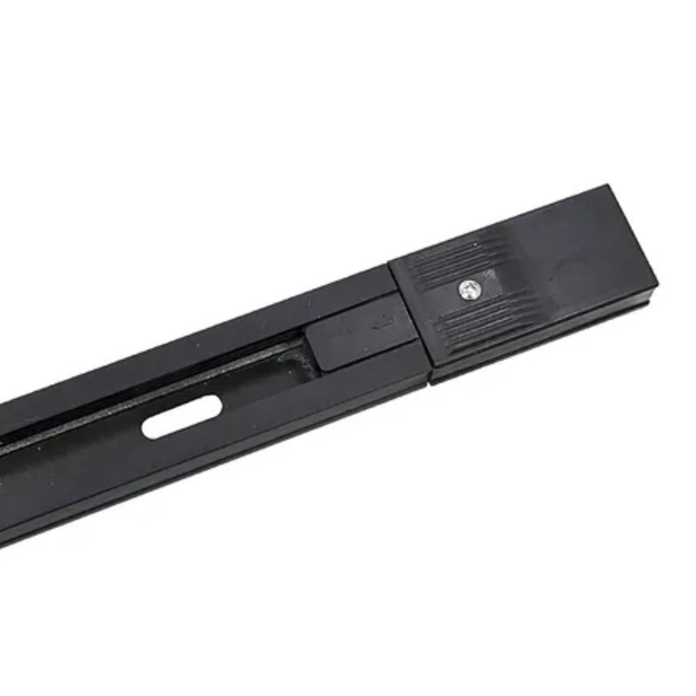 Trilho Elétrico Nordecor 2 Metros Preto - 6061