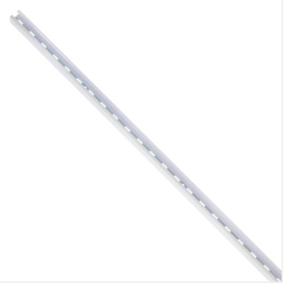 Trilho para Prateleira Aço Versátil Zincado Branco 200cm Fico - 6000050003