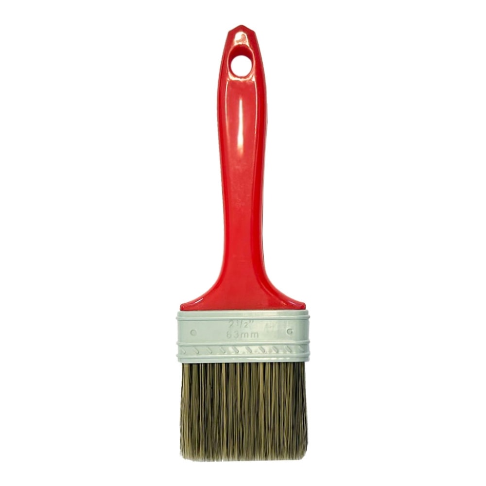 Trincha Compel Versatil 2 1/2' Cerda Gris Cabo Vermelho - 0.716