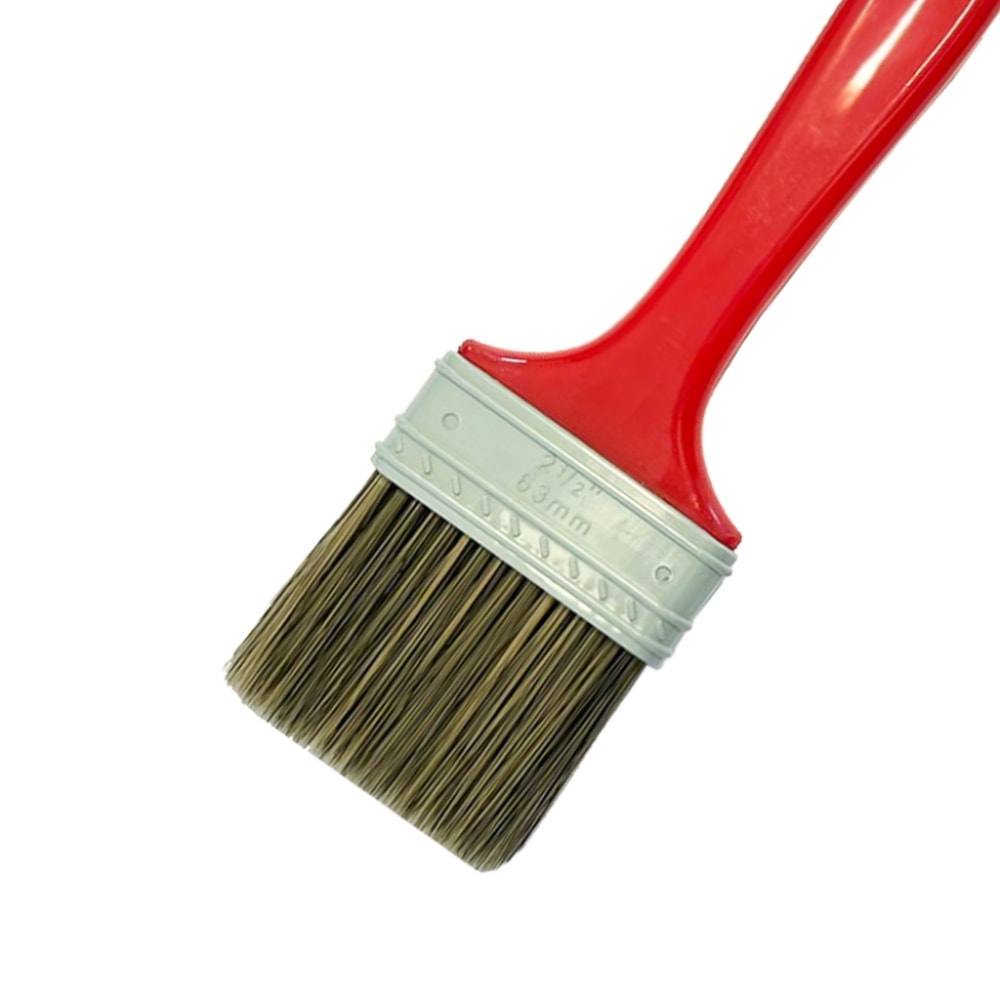 Trincha Compel Versatil 2 1/2' Cerda Gris Cabo Vermelho - 0.716