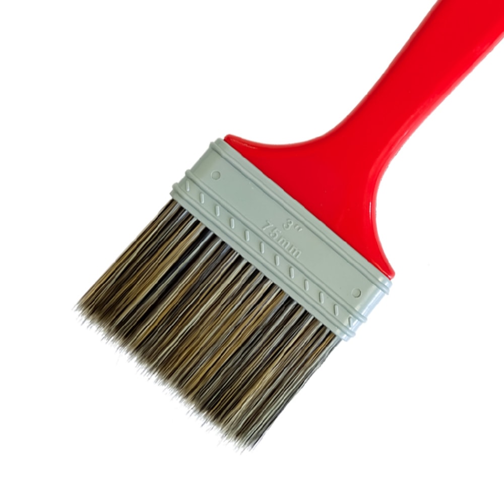 Trincha Compel Versatil 3' Cerda Gris Cabo Vermelho - 0.717