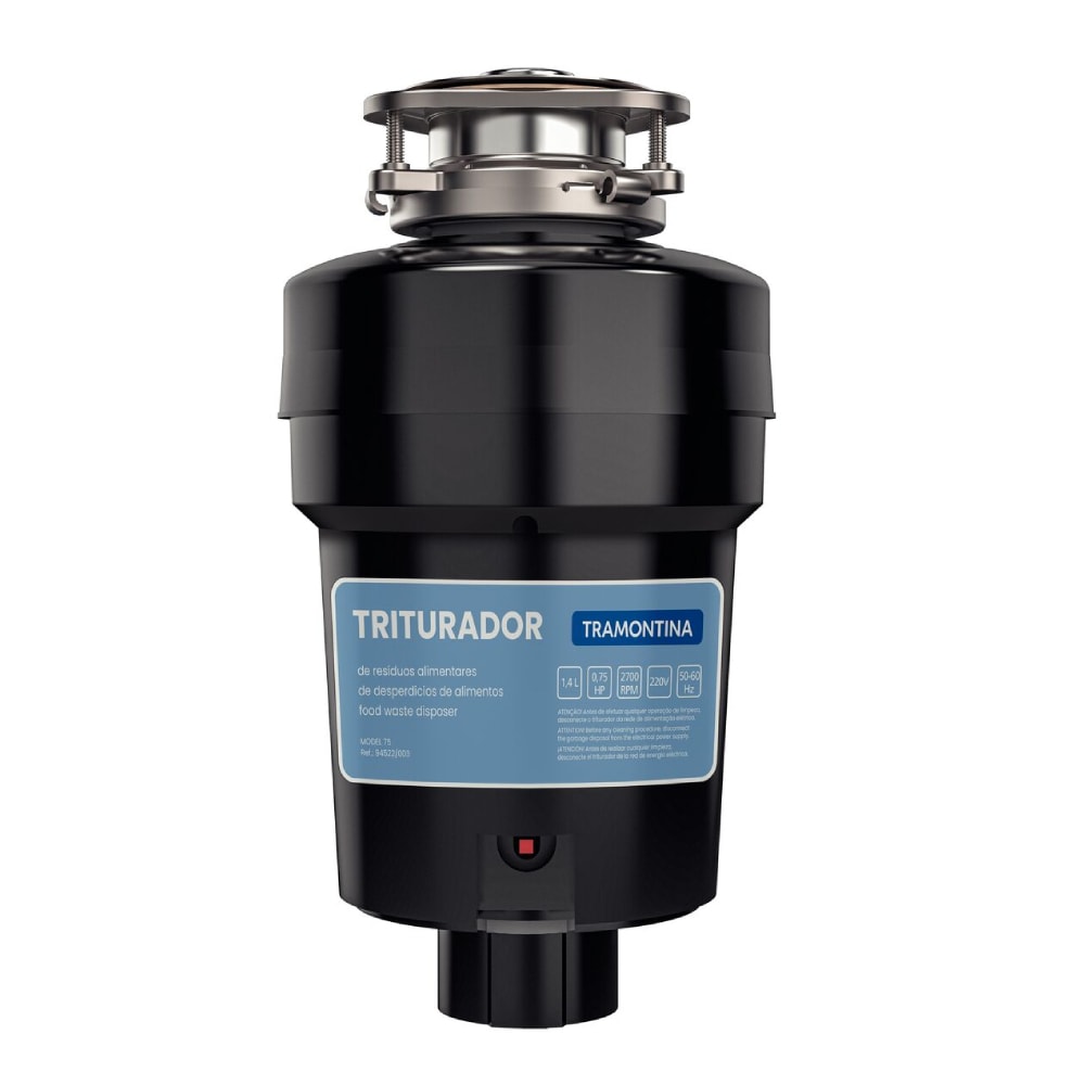 Triturador de Resíduos Tramontina Para Cubas ou Pias 0.75HP 220V - 94522003