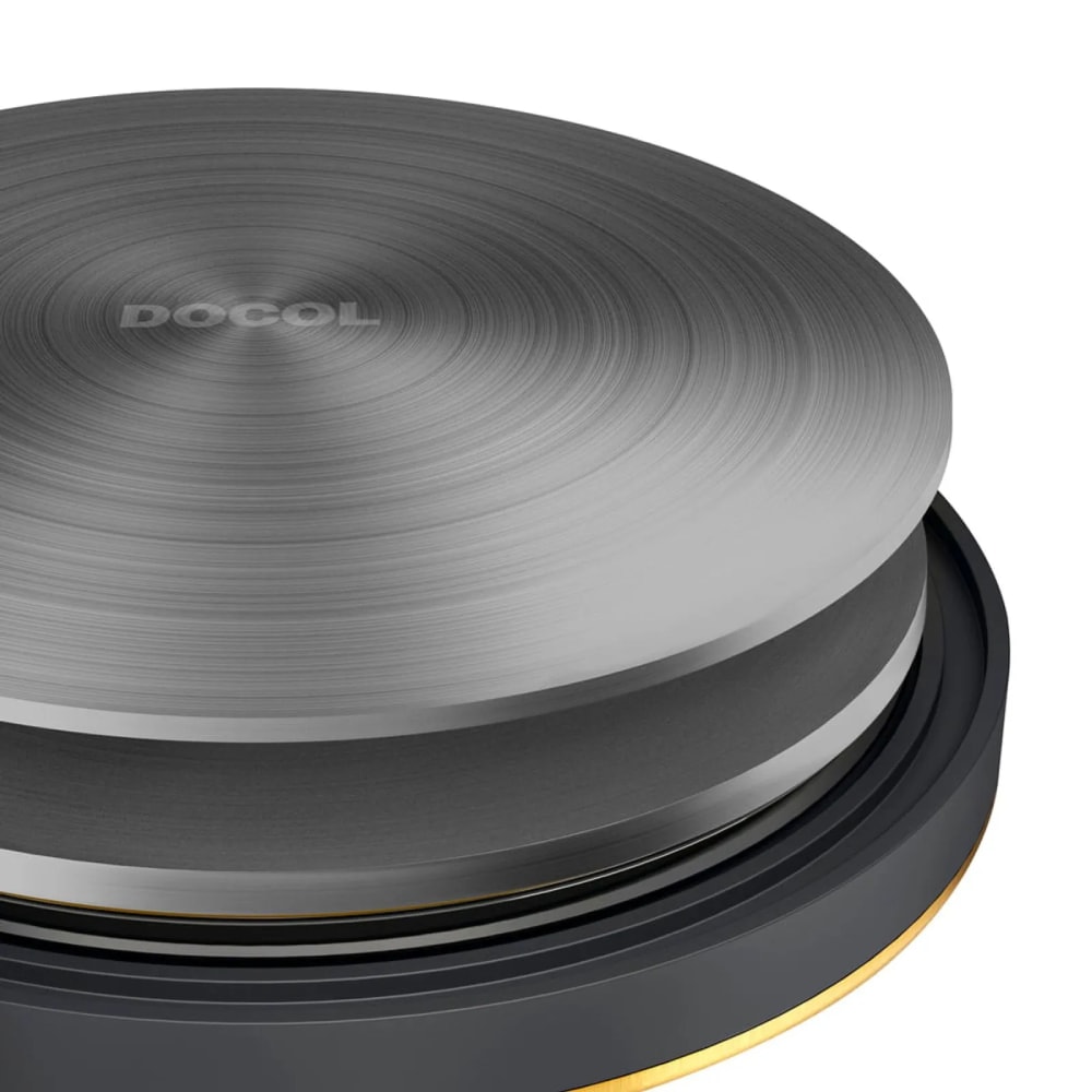 Válvula de Escoamento para Lavatório de Banheiro Oculta Docol 7/8 Grafite Escovado - 992670