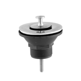 Válvula de Escoamento para Lavatório Rainha 1601 Inox 7cm 7/8 - 207728