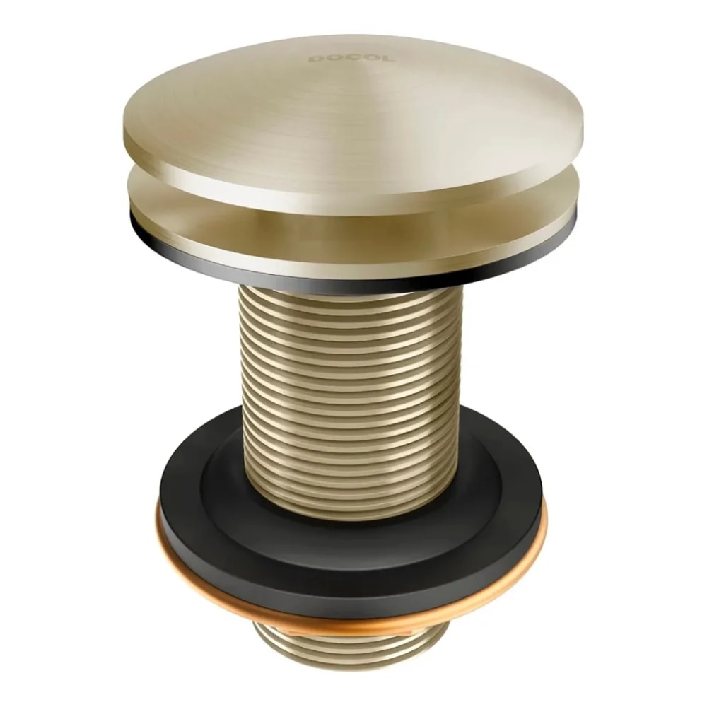 Válvula de Escoamento Pia de Banheiro Docol Click Clack Níquel Escovado - 90009224044