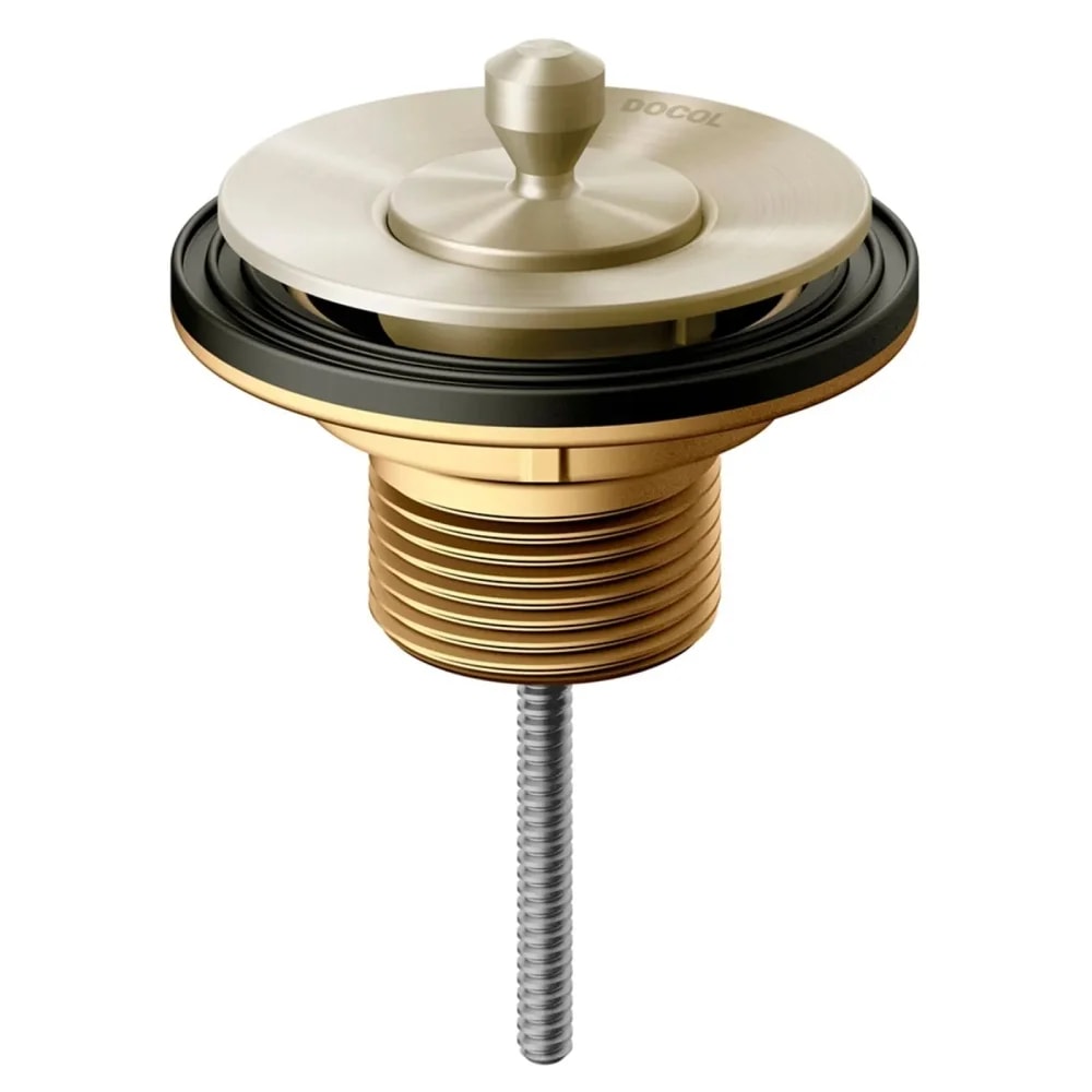 Válvula de Escoamento Pia de Banheiro Docol Universal Níquel Escovado - 90004863044