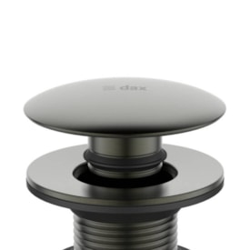 Válvula de Escoamento Redonda Para Lavatório Dax Click com Tampa - DAX-1013-GR