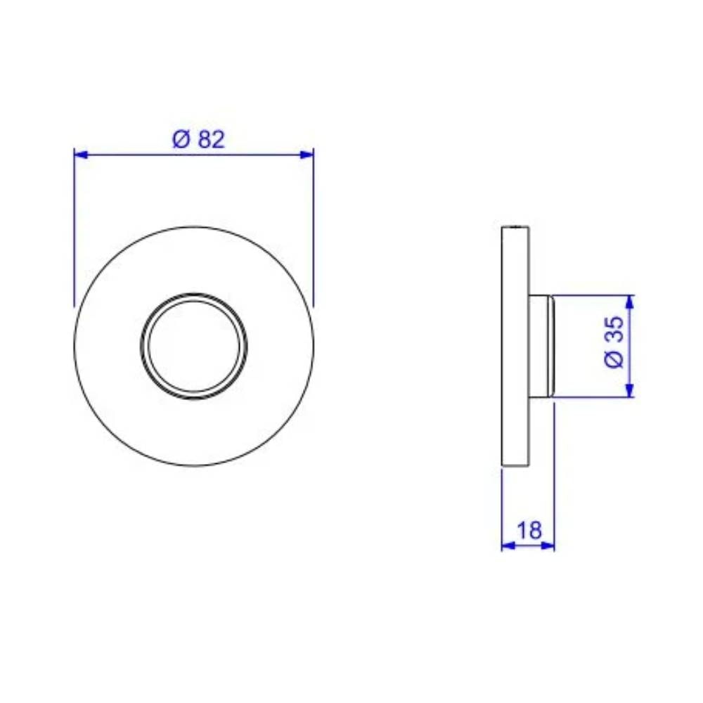 Válvula de mictório com fechamento automático Decamatic Eco Cromado - 2574.C