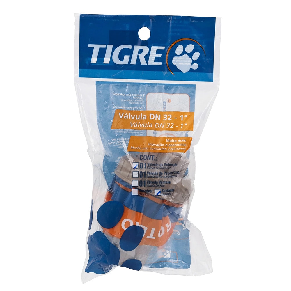 Válvula De Retenção Soldável Tigre 32mm 1'' - 27957153