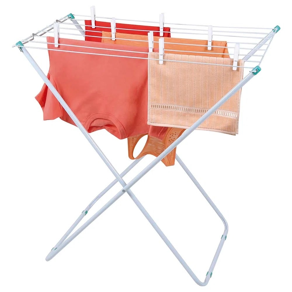 Varal de Chão Mor Aço Pintado Branco - 006004