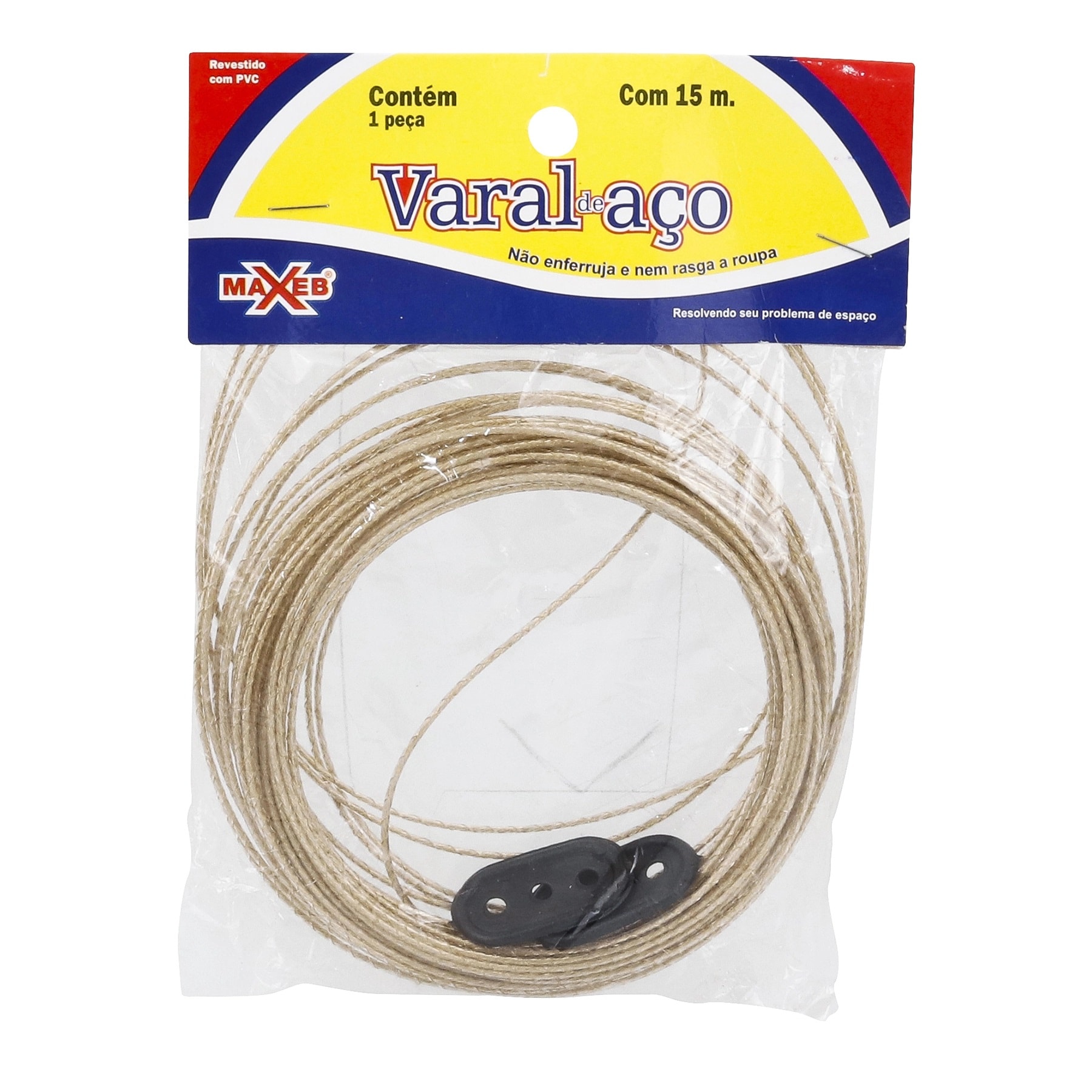 Varal de Parede Maxeb Aço Encapado 10mt - 7280