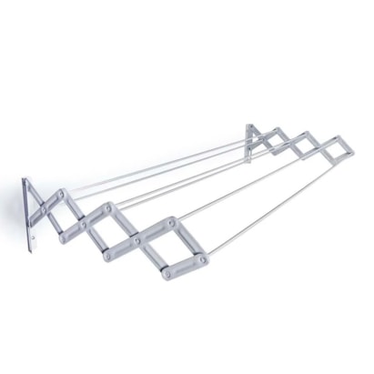 Varal Sanfonado Aço 1,00m Mor