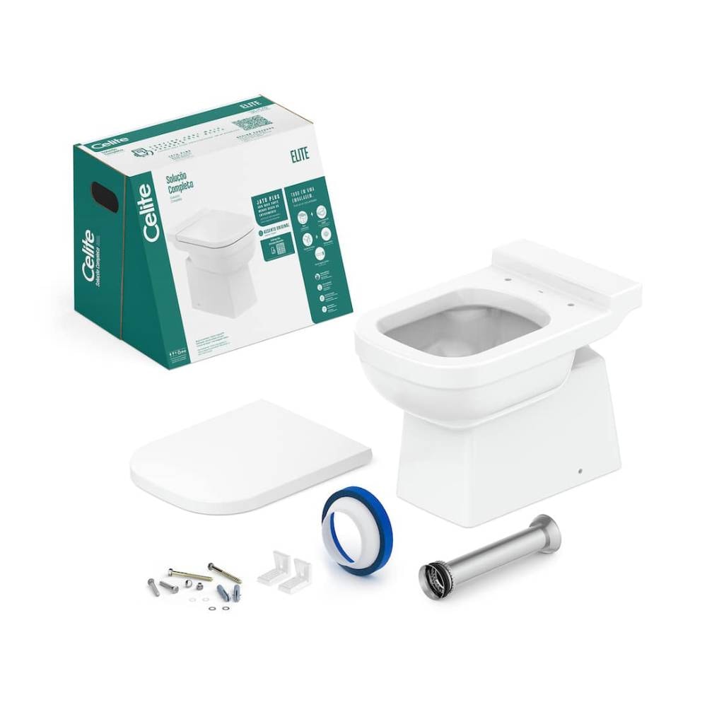 Vaso Sanitário Bacia Convencional Celite Elite Branco - 1747270010300