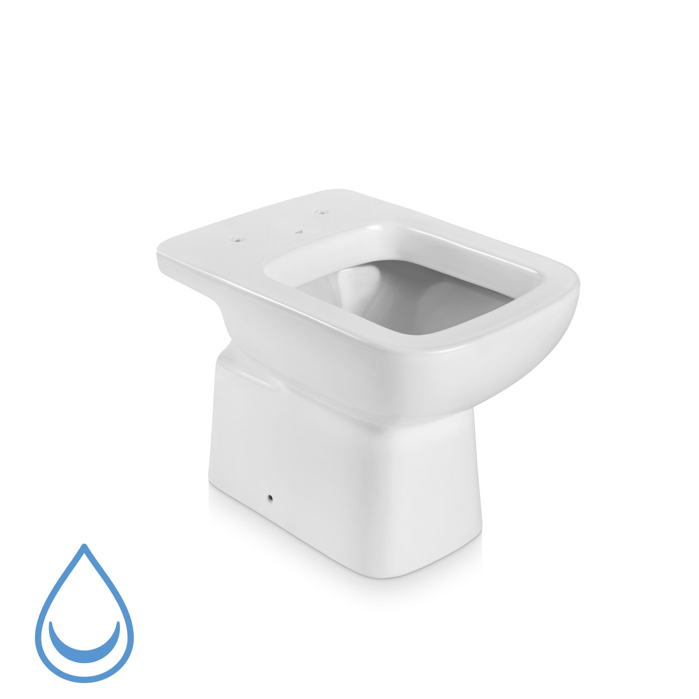 Vaso Sanitário Bacia Convencional com Assento Icasa Misti Branca - IP4AS00