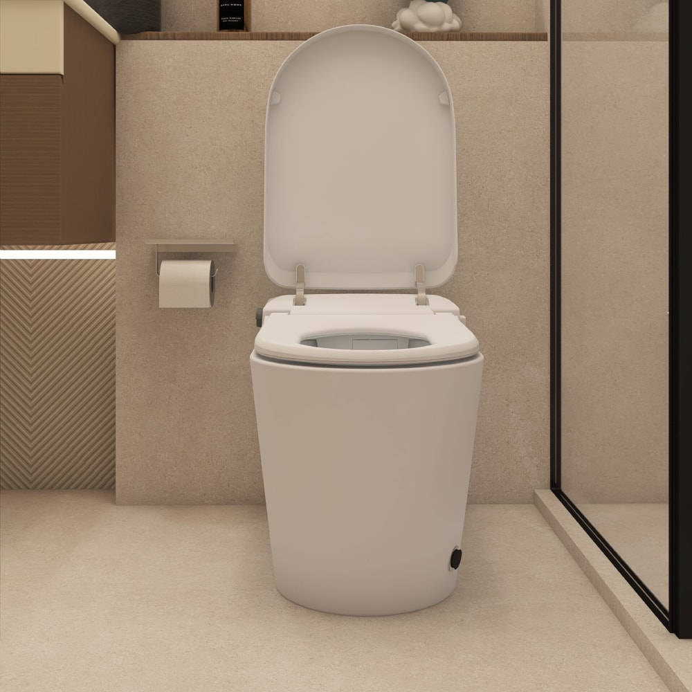 Vaso Sanitário Bacia Convencional Dax Volga Inteligente 110v Branca - DAX-3032-VG-WH