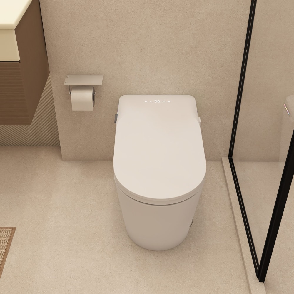 Vaso Sanitário Bacia Convencional Dax Volga Inteligente 110v Branca - DAX-3032-VG-WH