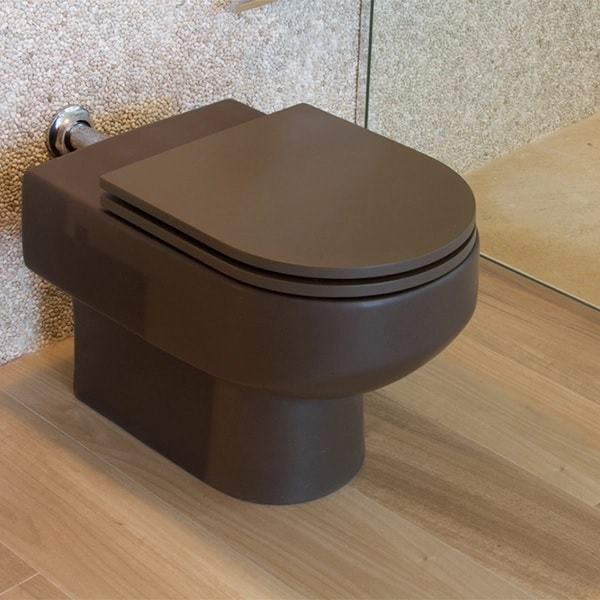 Vaso Sanitário Bacia Convencional Deca Carrara Marrom Fosco - P.60.22