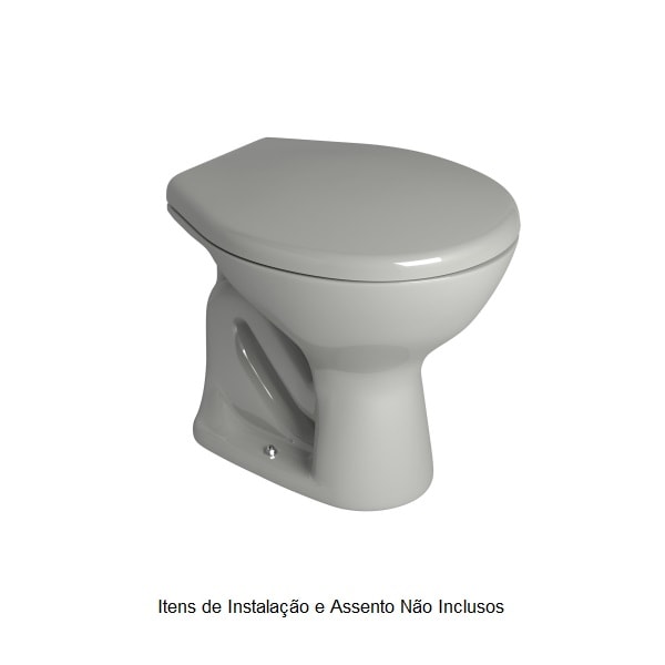 Vaso Sanitário Bacia Convencional Deca Izy Cinza - P.11.87