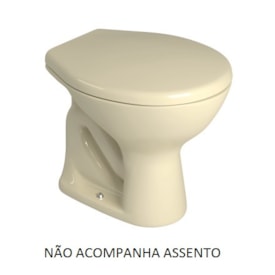 Vaso Sanitário Bacia Convencional Deca Izy Creme - P.11.37