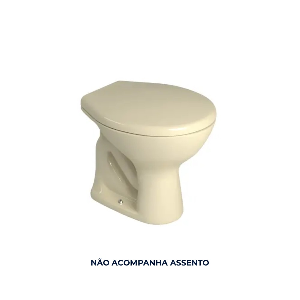 Vaso Sanitário Bacia Convencional Deca Izy Creme - P.11.37