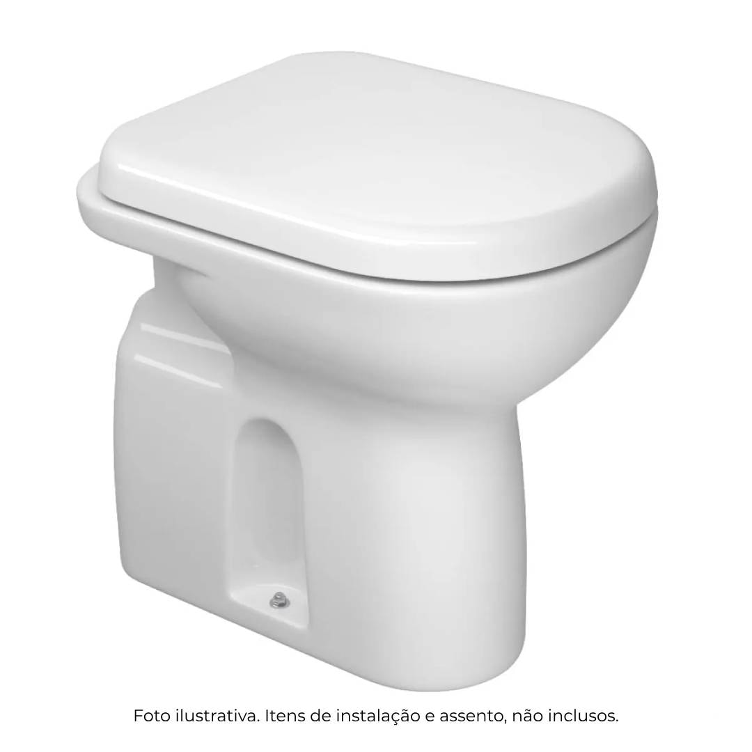 Vaso Sanitário Bacia Convencional Deca Vogue Plus Conforto sem Abertura Branca - P.510.17