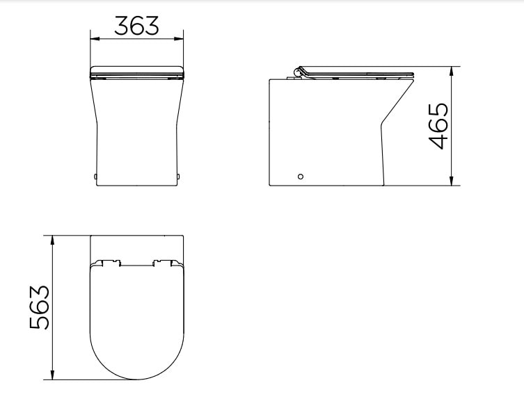Vaso Sanitário Bacia Convencional Docol Lift Branca - 00968966