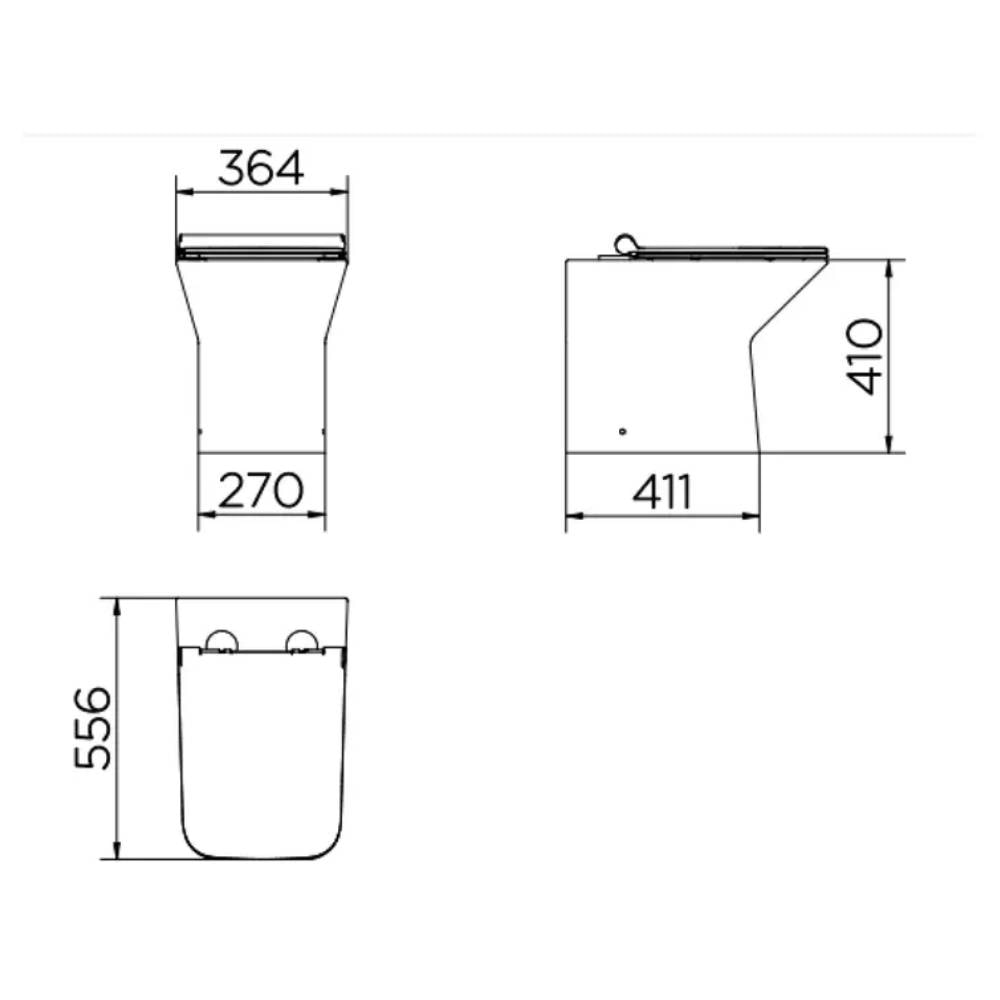 Vaso Sanitário Bacia Convencional Docol Stillo Branca - 00969766