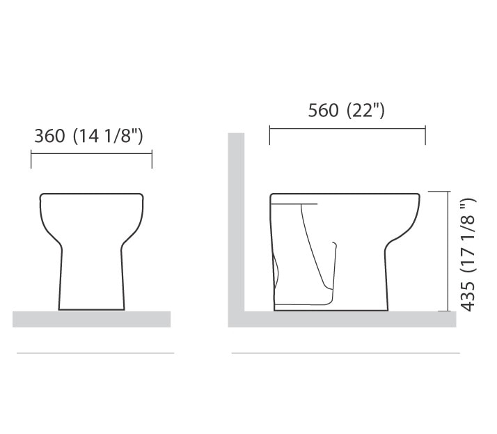 Vaso Sanitário Bacia Convencional Icasa Luna Speciale Branca - IP9300